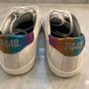 P448 Johnny Dama Sneaker with Rainbow heel